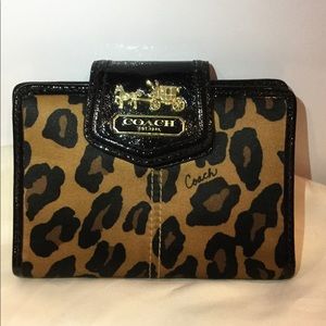 Coach cheetah wallet